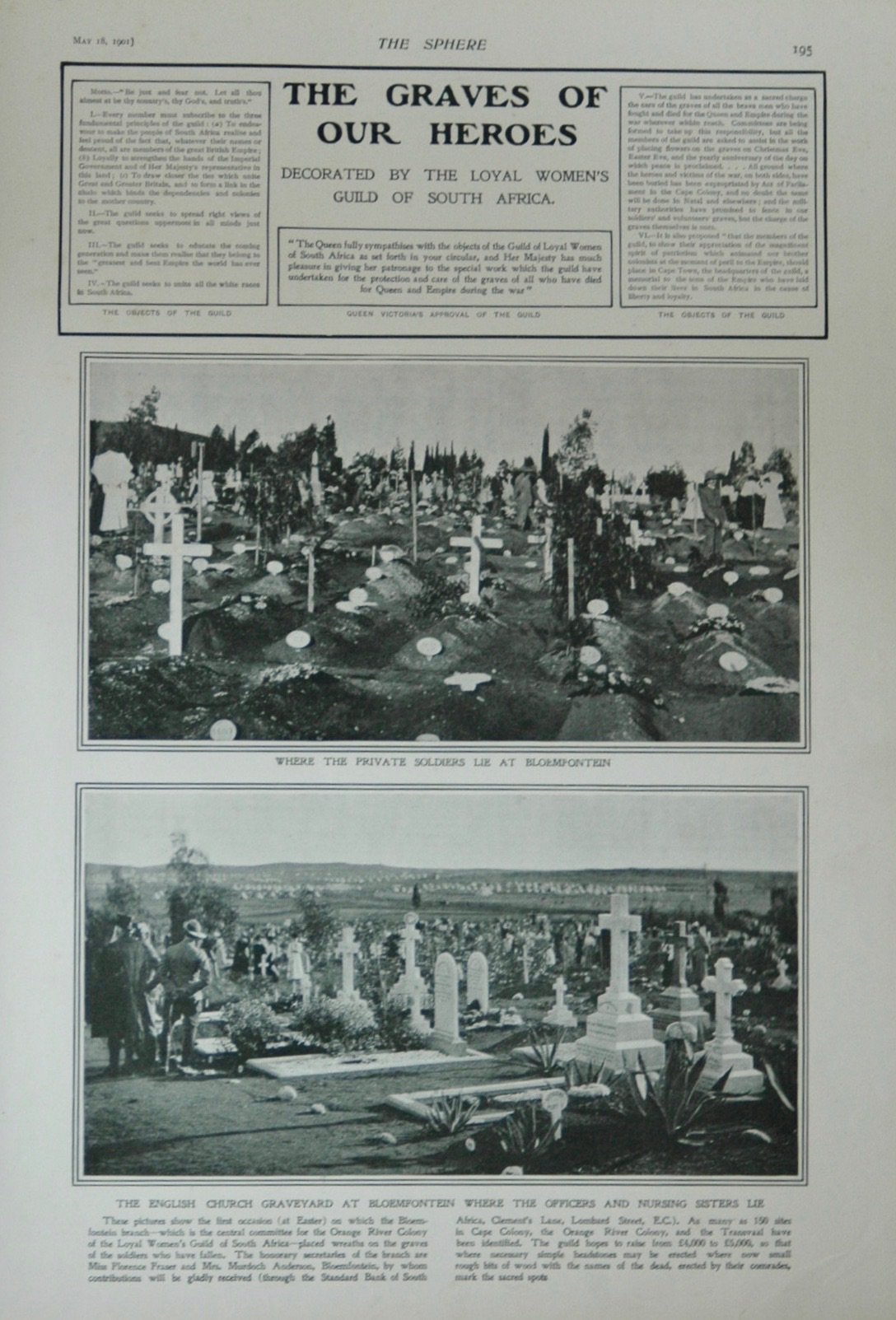 The Graves of Our Heroes - South Africa - 1901