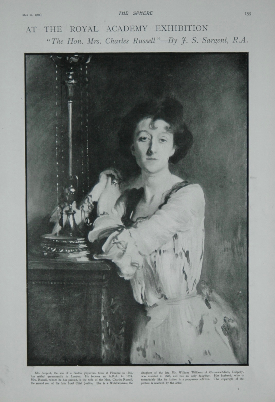 The Hon Mrs Charles Russell - 1901