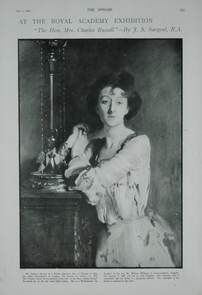 The Hon Mrs Charles Russell. - 1901