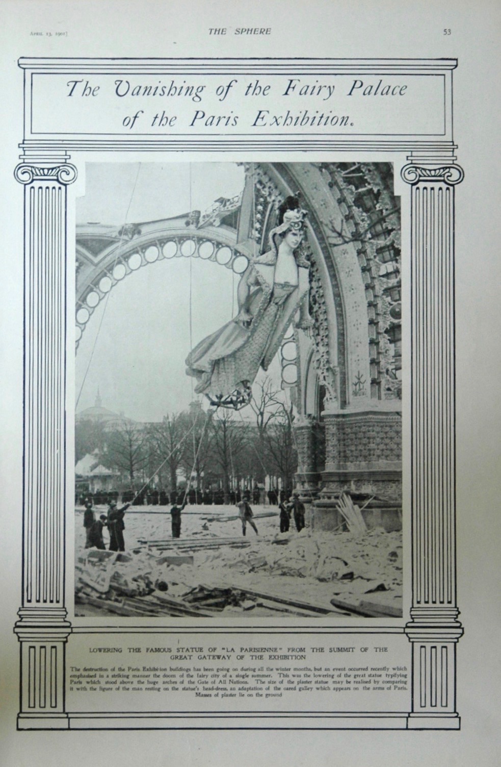 The Vanishing of the Fairy Palace of the Paris Exhibition - 1901