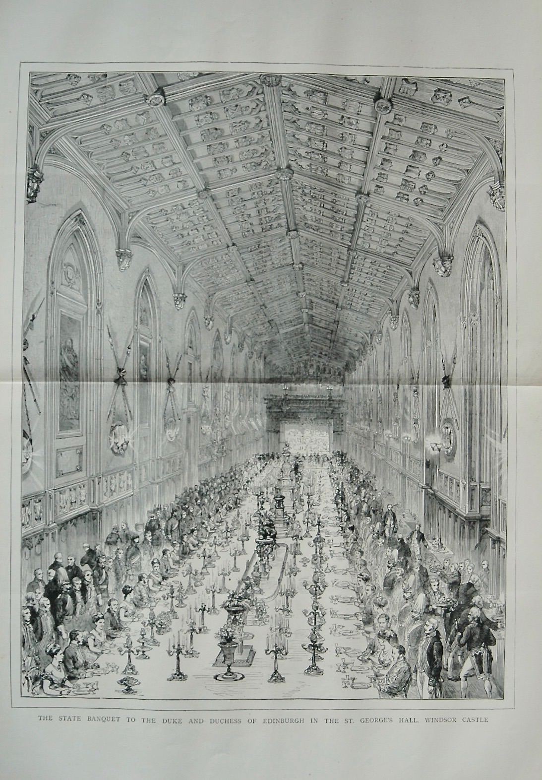The State Banquet at Windsor Castle - 1874