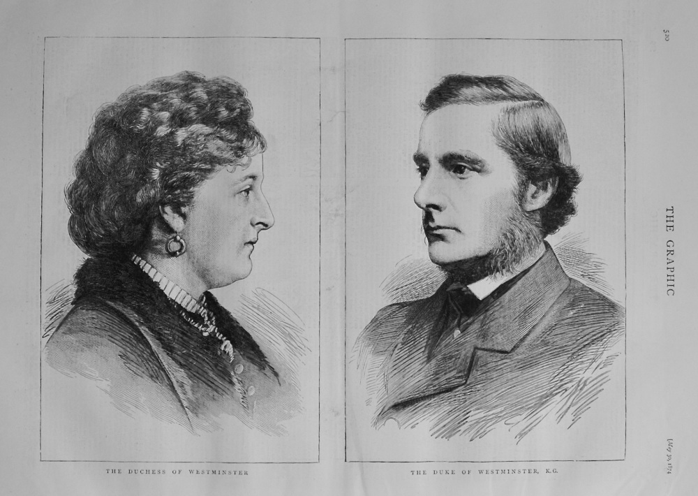 The Duke and Duchess of Westminster - 1874