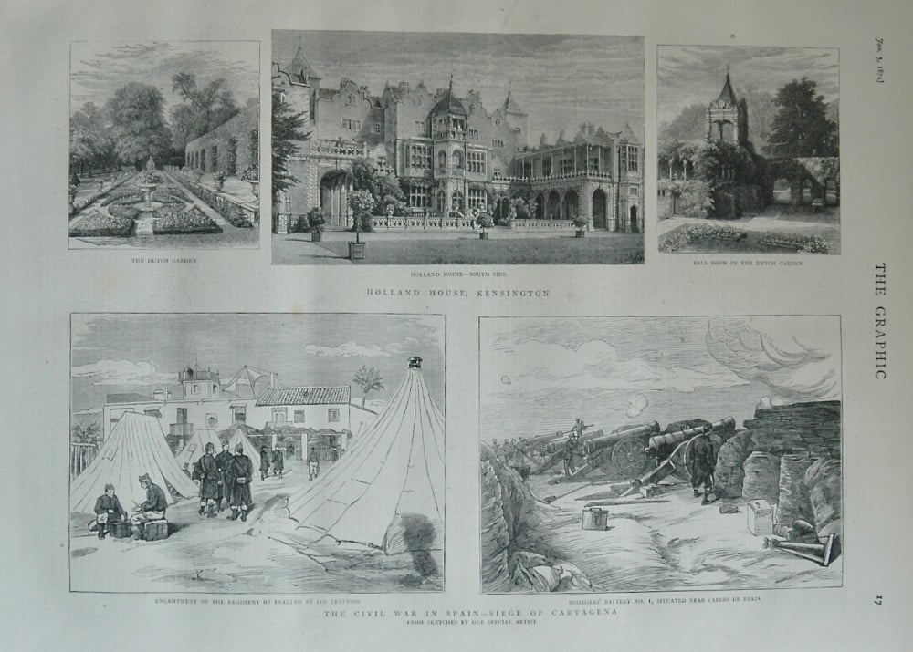 Holland House, Kensington - 1874