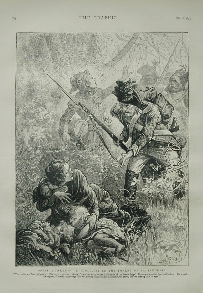 Ninety-Three: The Fugitives in the Forest of La Saudraie - 1874