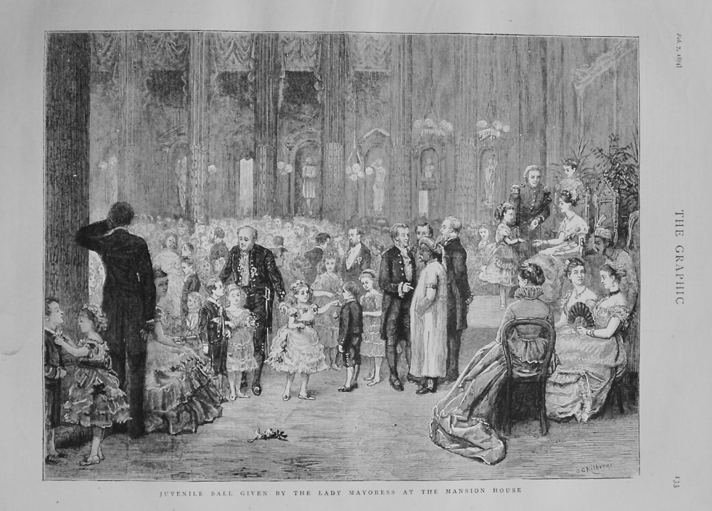 Juvenile Ball at the Mansion House - 1874