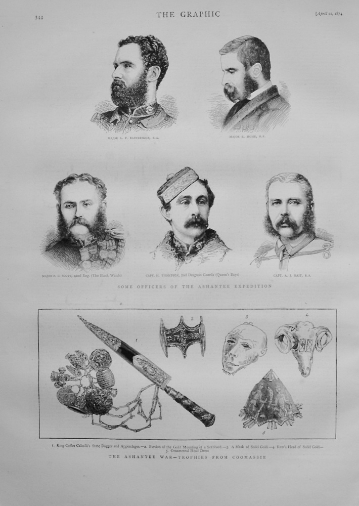 Trophies from Coomassie - 1874