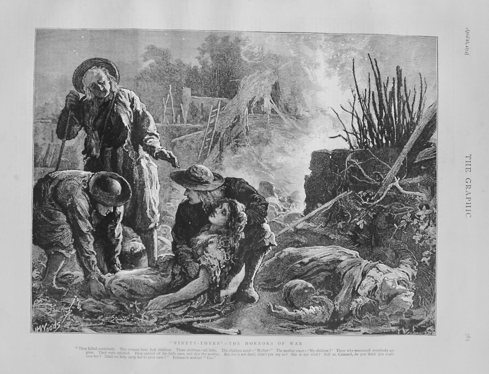 "Ninety-Three" - The Horrors of War - 1874