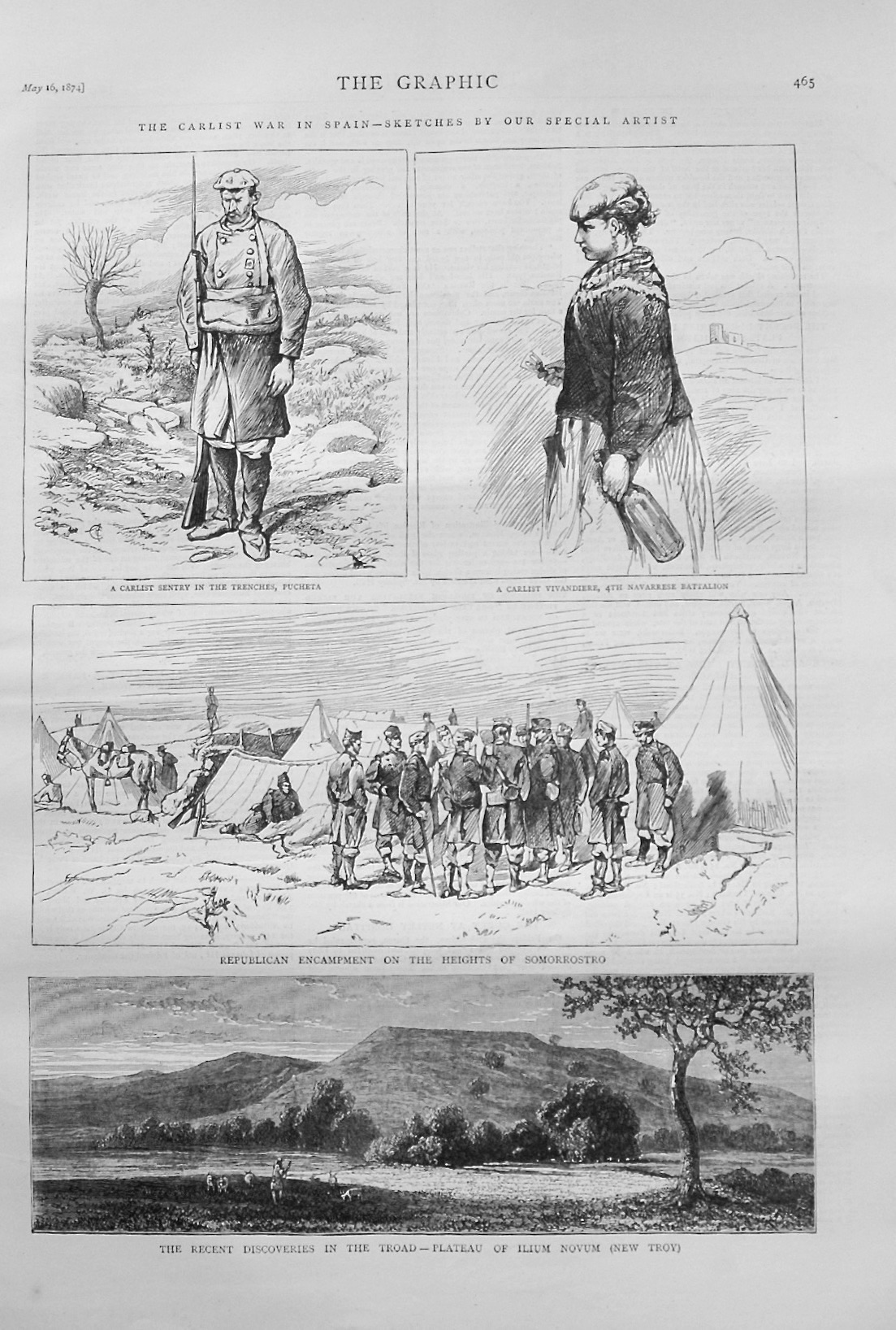 The Carlist War in Spain - 1874