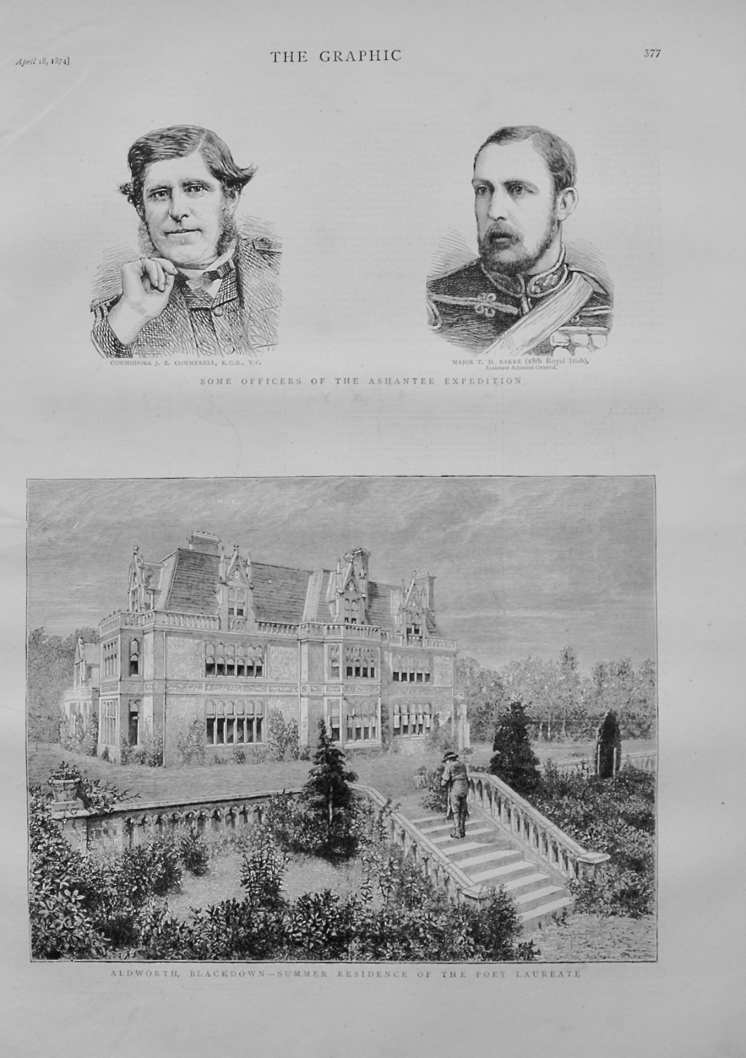 Aldworth House, Blackdown - 1874