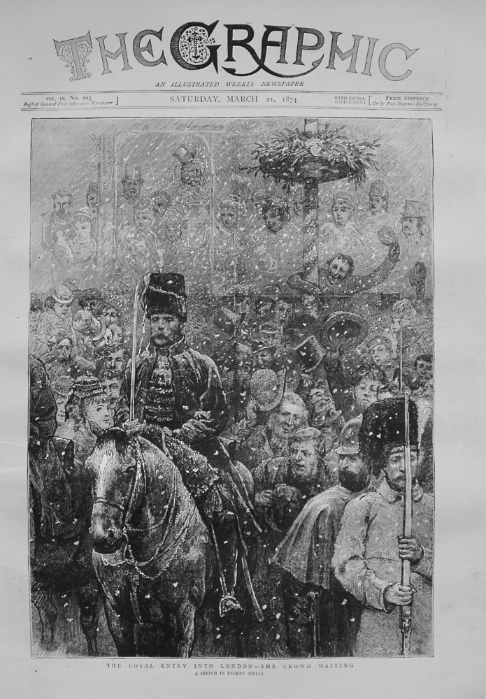 The Royal Entry into London - 1874