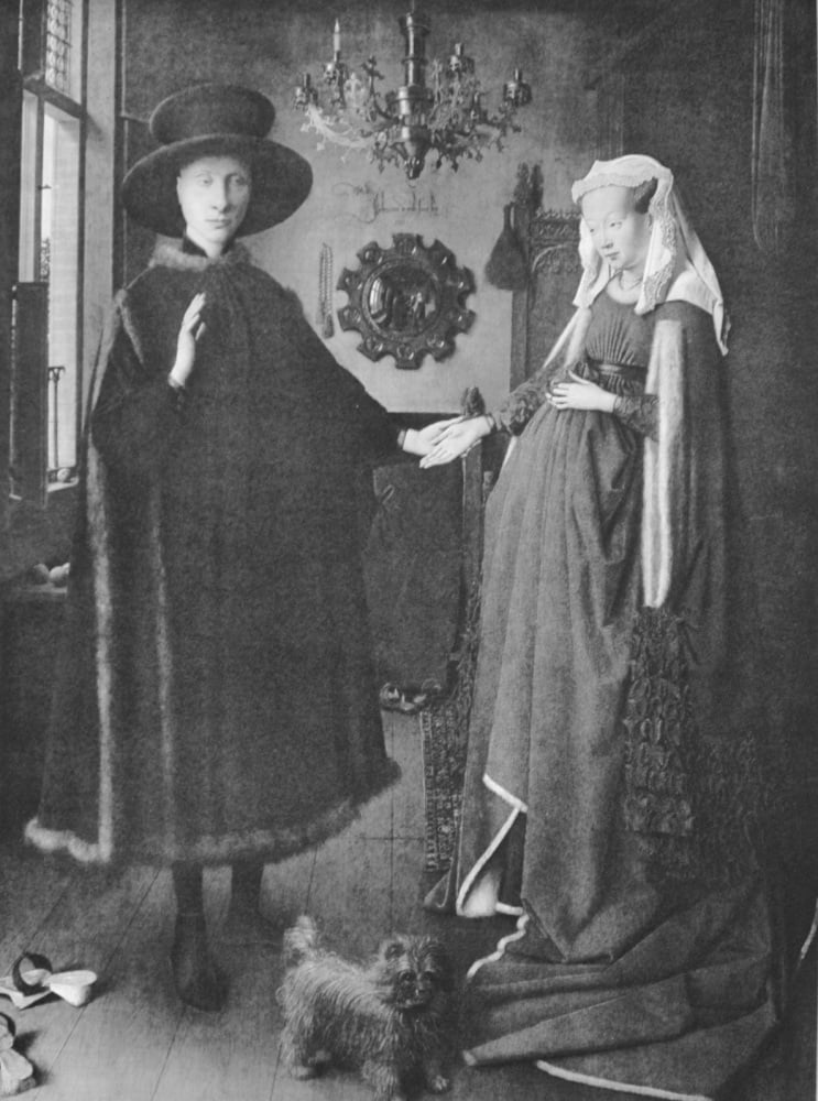 Portraits of John Arnolfini and his Wife - Photogravure - 1903