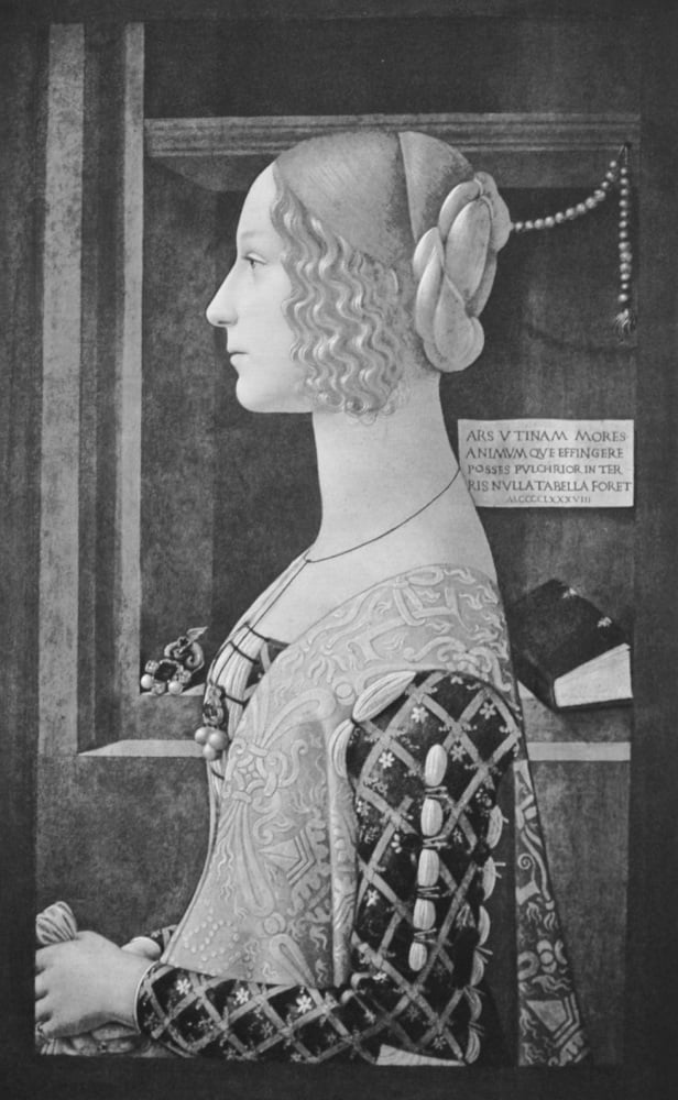 Portrait of Giovanna Degli Alibi - Photogravure - 1903