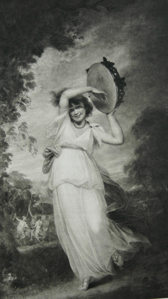 The Girl with the Tambourine - Photogravure - 1903