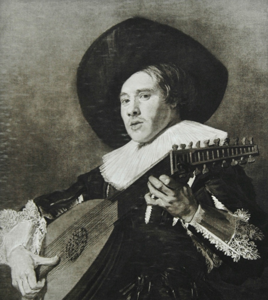 The Man with a Guitar - Photogravure - 1903