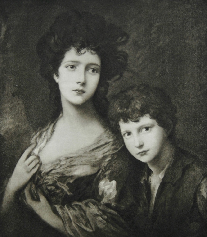 Miss Linley and her Brother - Photogravure - 1903