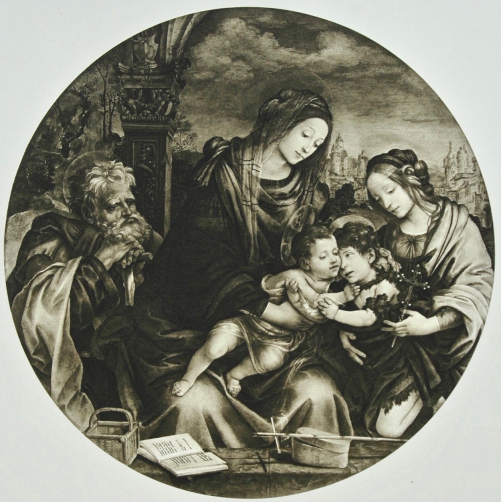 "The Holy Family" - Photogravure - 1903