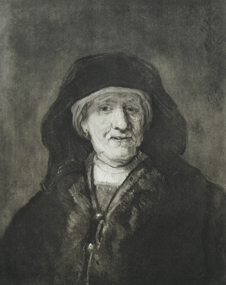"Portrait of an old Woman" - Photogravure - 1903