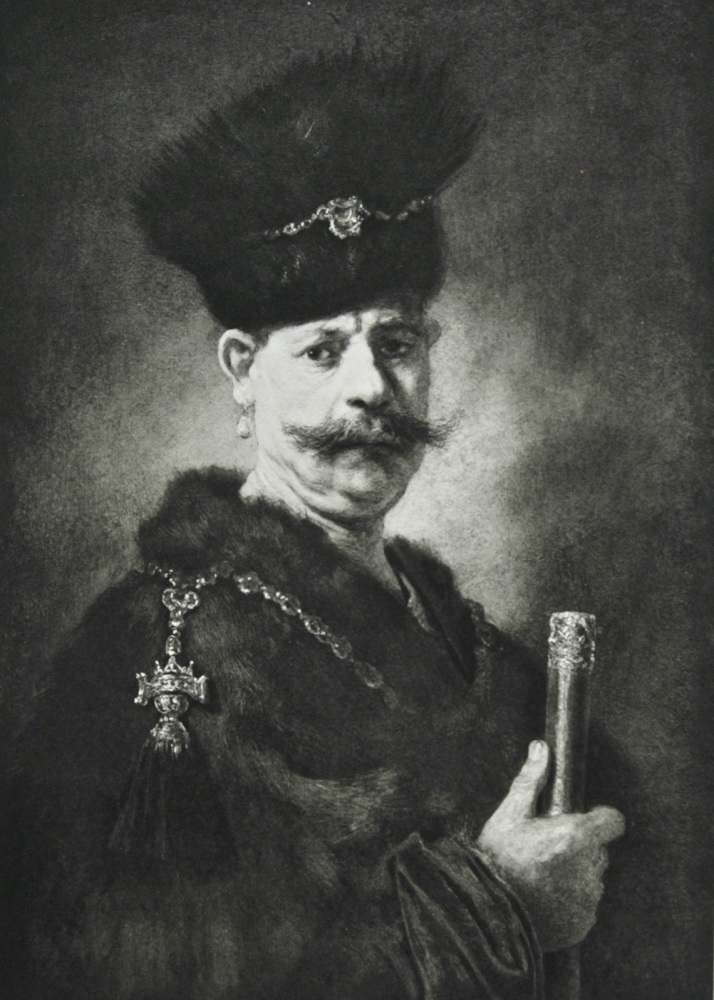"Portrait of a Polish Noble" - Photogravure - 1903