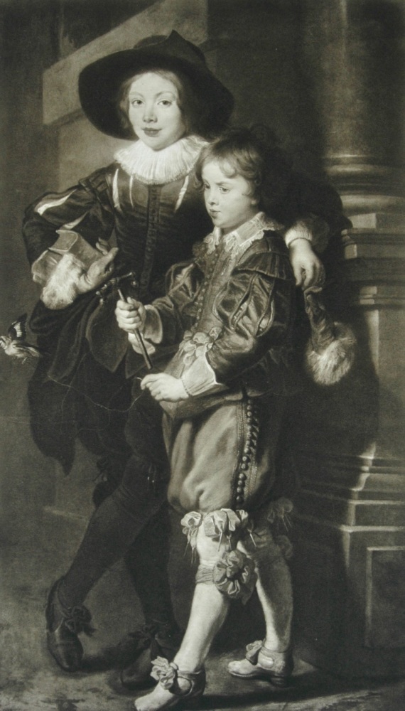 "Albert and Nicholas Rubens" - Photogravure - 1903