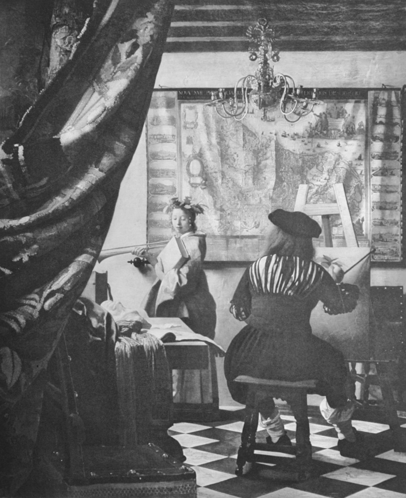 "The Artist in his Studio" - Photogravure - 1903