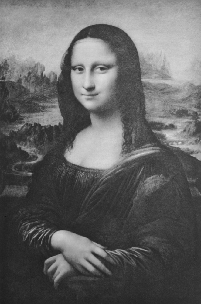 "Mona Lisa" - Photogravure - 1903