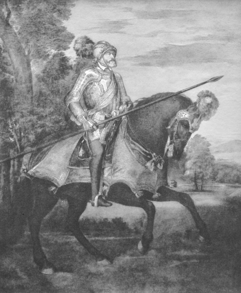 "Equestrian Portrait of Charles V" - Photogravure - 1903