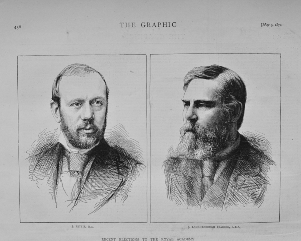 Portraits of recent elections to the Royal Academy - 1874