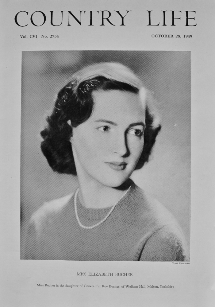 Miss Elizabeth Bucher - 1949