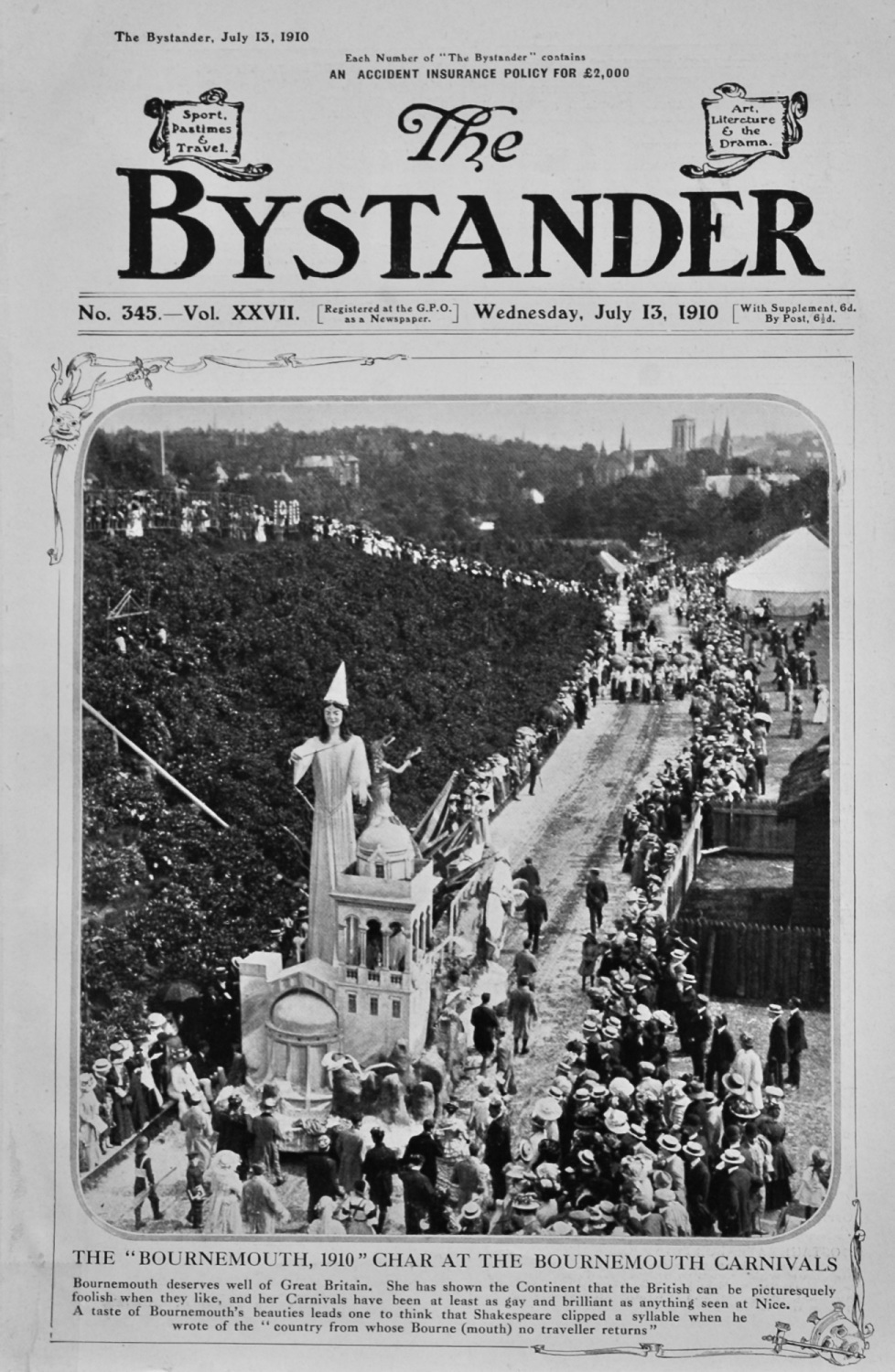 The Bystander Jul 13th 1910.