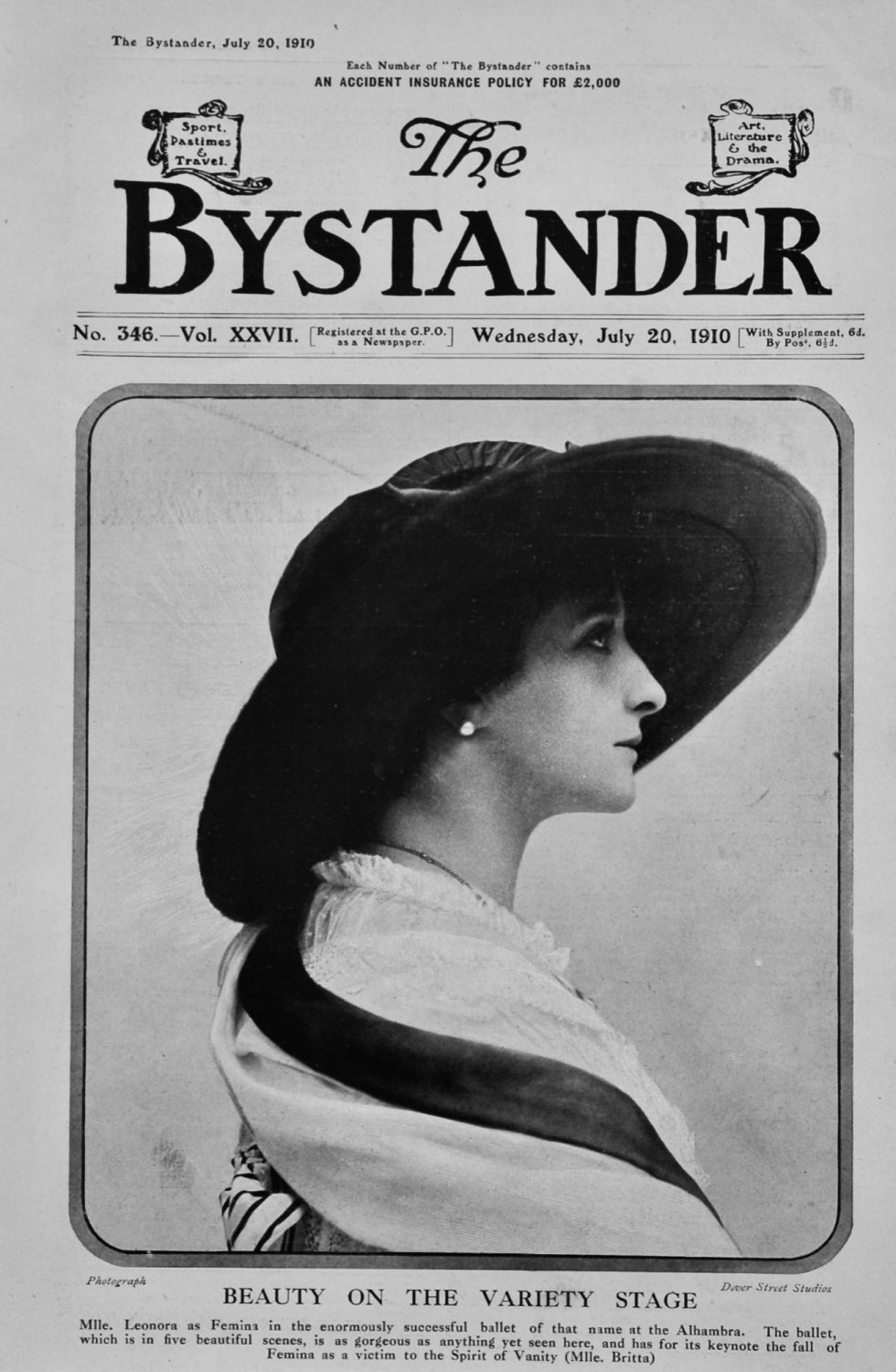 The Bystander Jul 20th 1910.