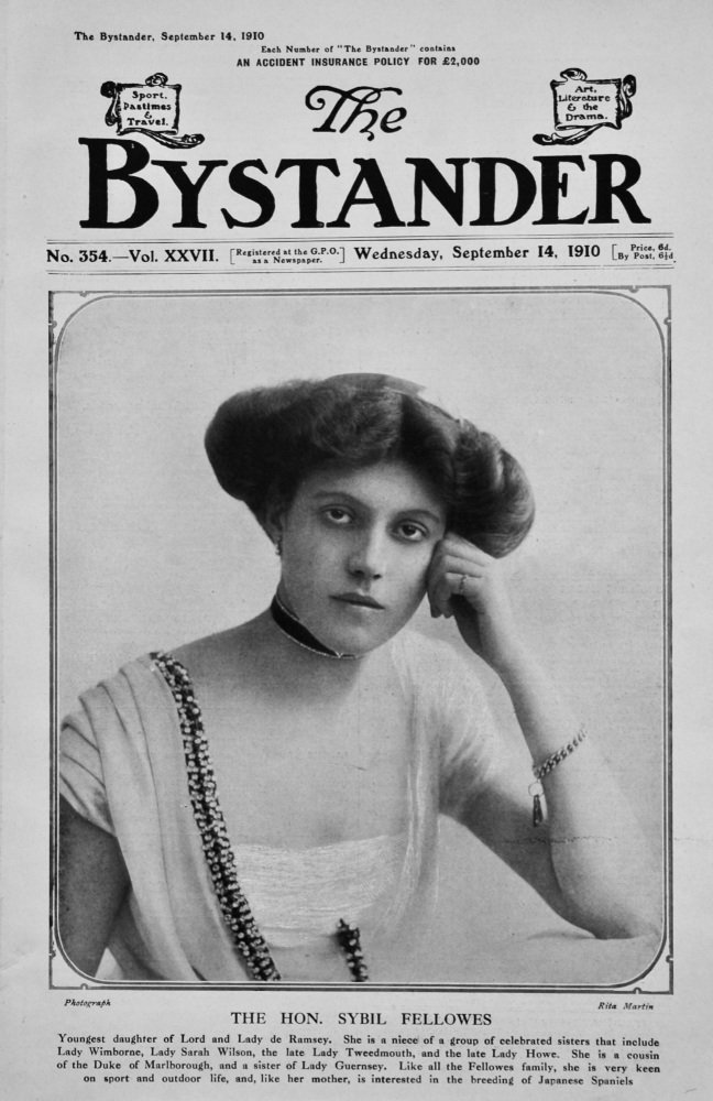 The Bystander Sept 14th 1910.