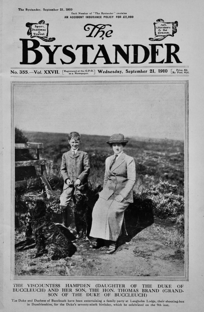 The Bystander Sept 21st 1910.