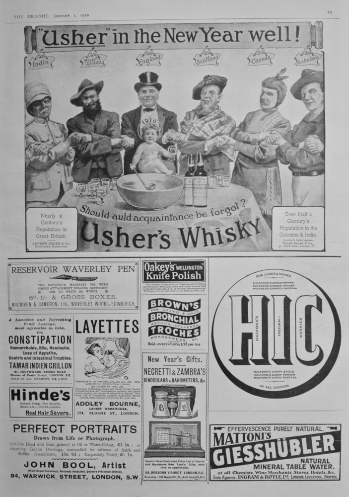 Usher's Whisky Advert