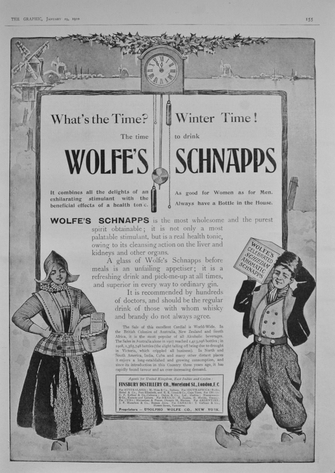 Wolfe's Schnapps Advert
