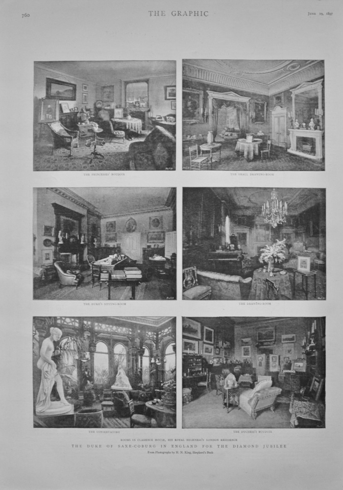 The Diamond Jubilee : Rooms in Royal Residences - 1897