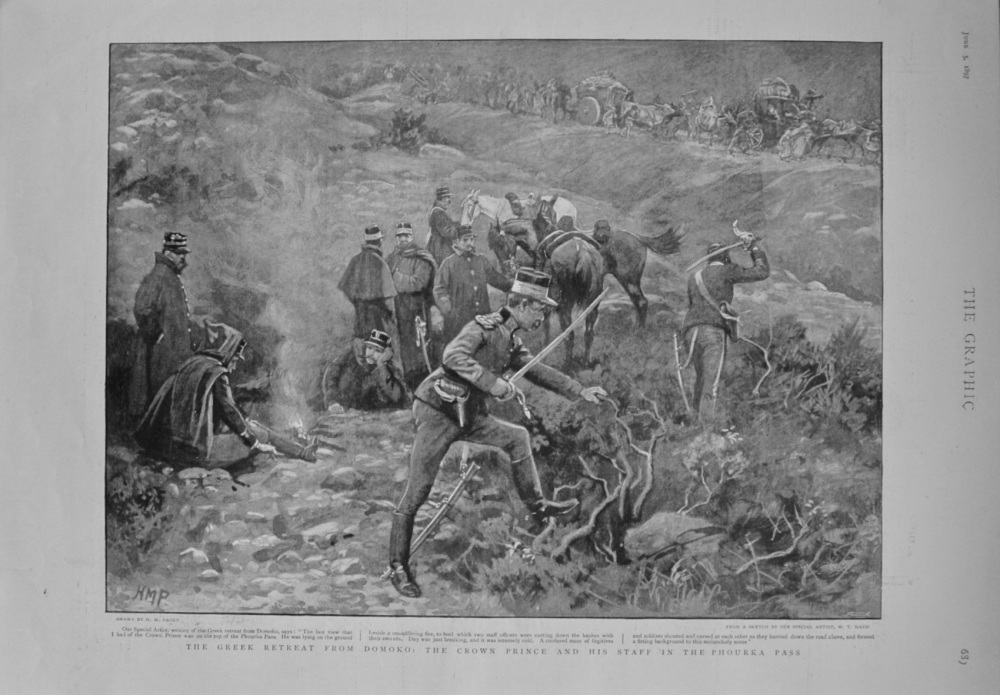 The Greek Retreat from Domoko - 1897