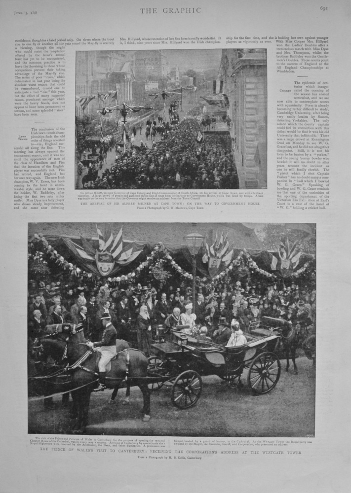 The Prince of Wales's Visit to Canterbury - 1897
