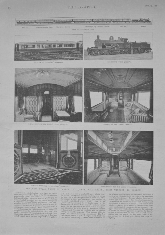 The New Royal Train - 1897