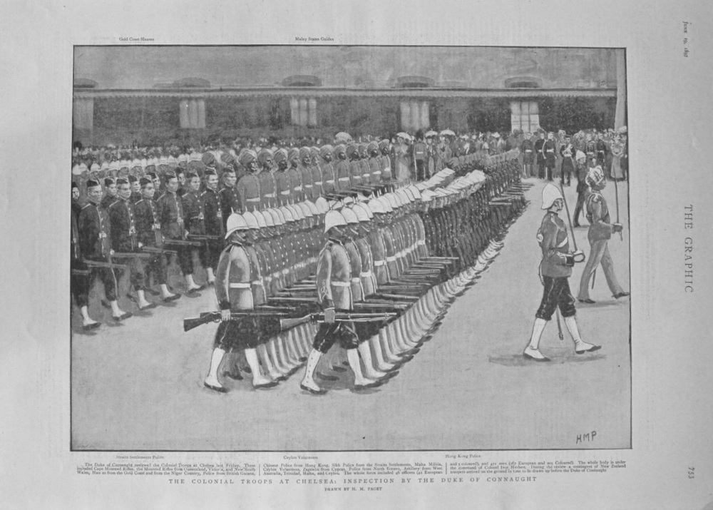 The Colonial Troops at Chelsea - 1897