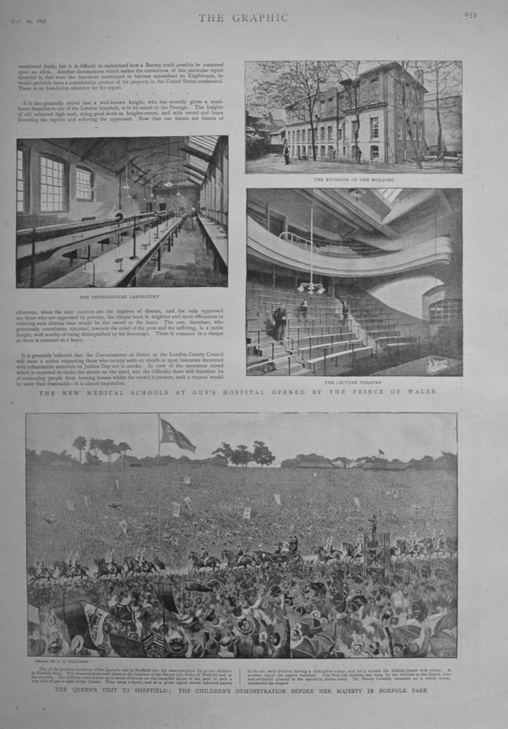 The Queen's visit to Sheffield - 1897