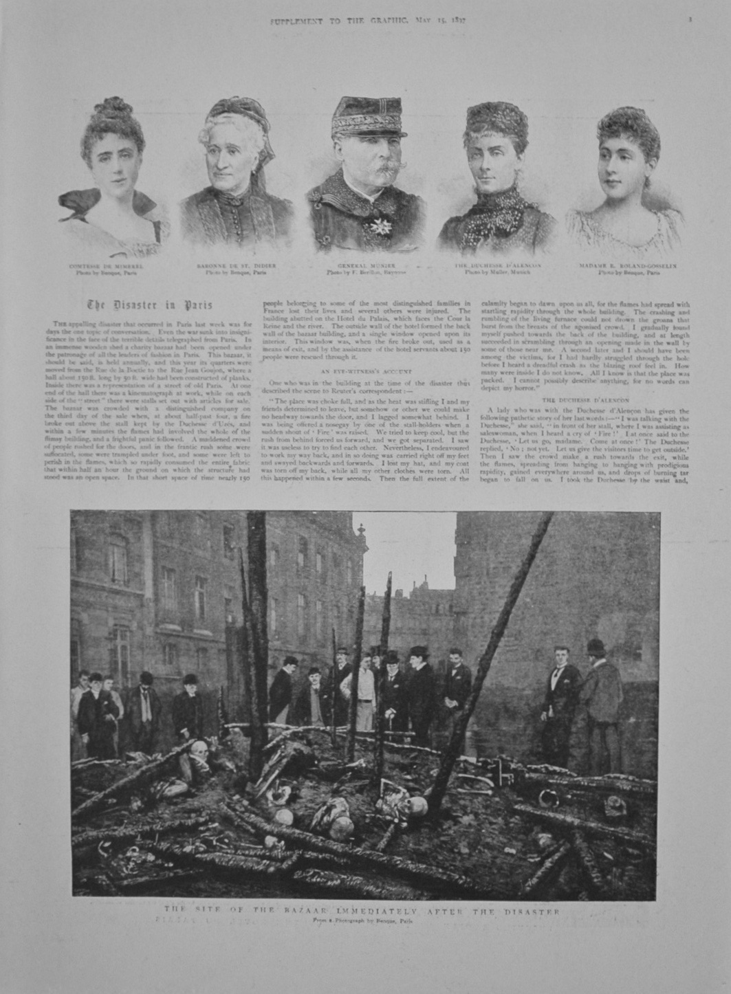 The Disaster in Paris - 1897