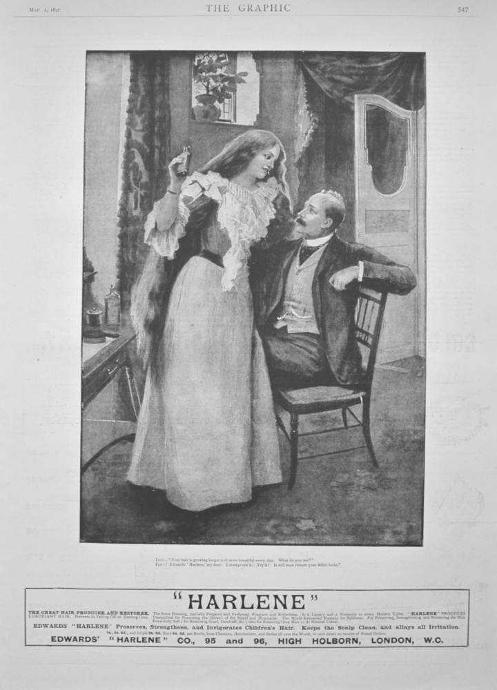 "Harlene" Advert - 1897