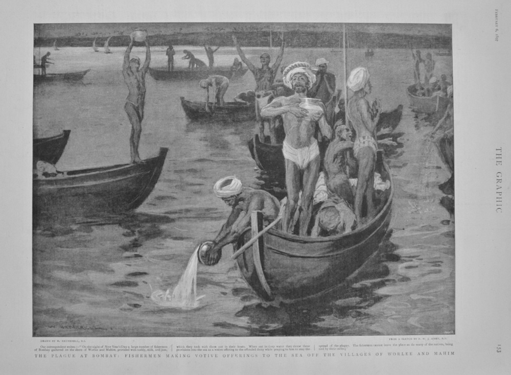 The Plague at Bombay - 1897