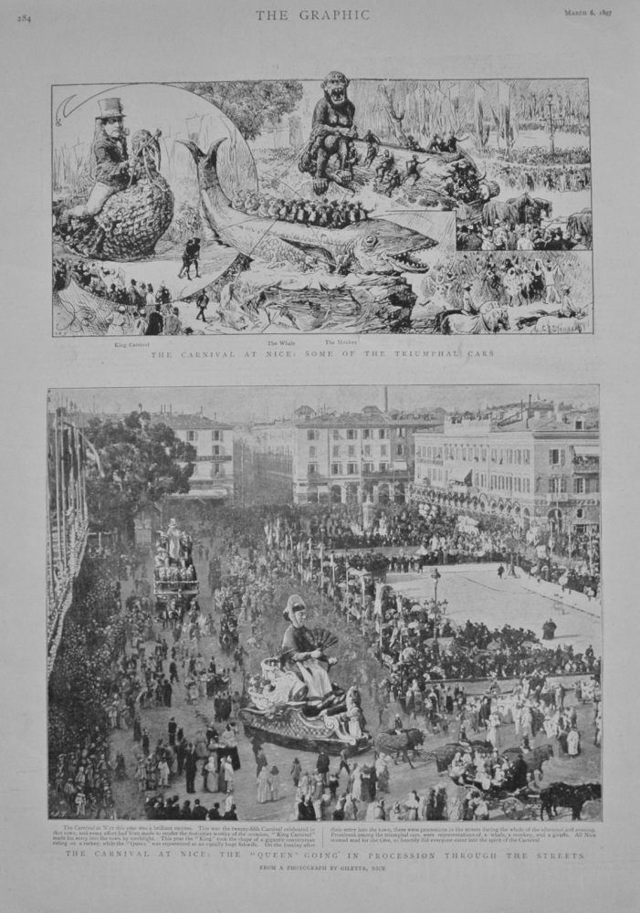 The Carnival at Nice - 1897