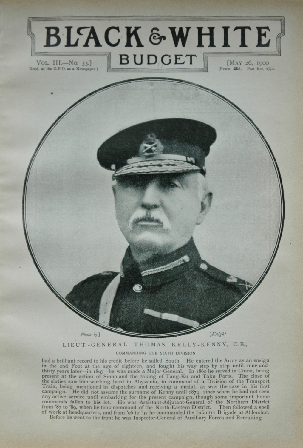 Black and White Budget, May 26, 1900