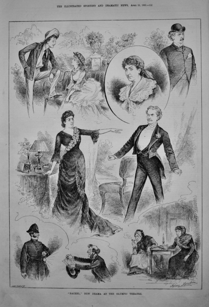 "Rachel," New Drama at the Olympic Theatre.  1883.