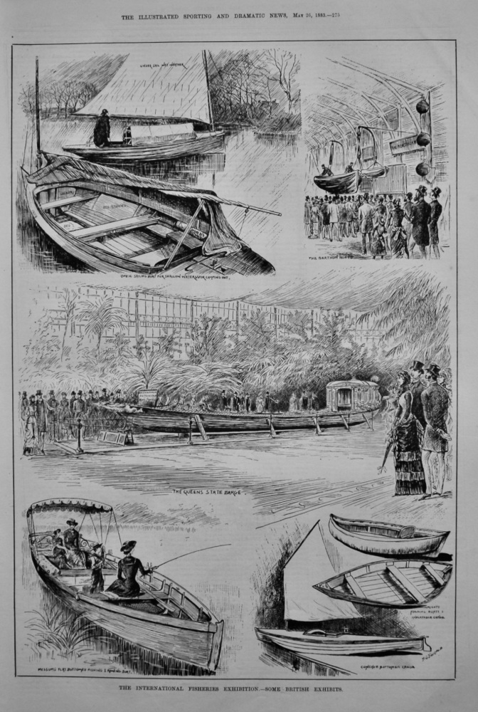 The International Fisheries Exhibition.- Some British Exhibits.  1883.