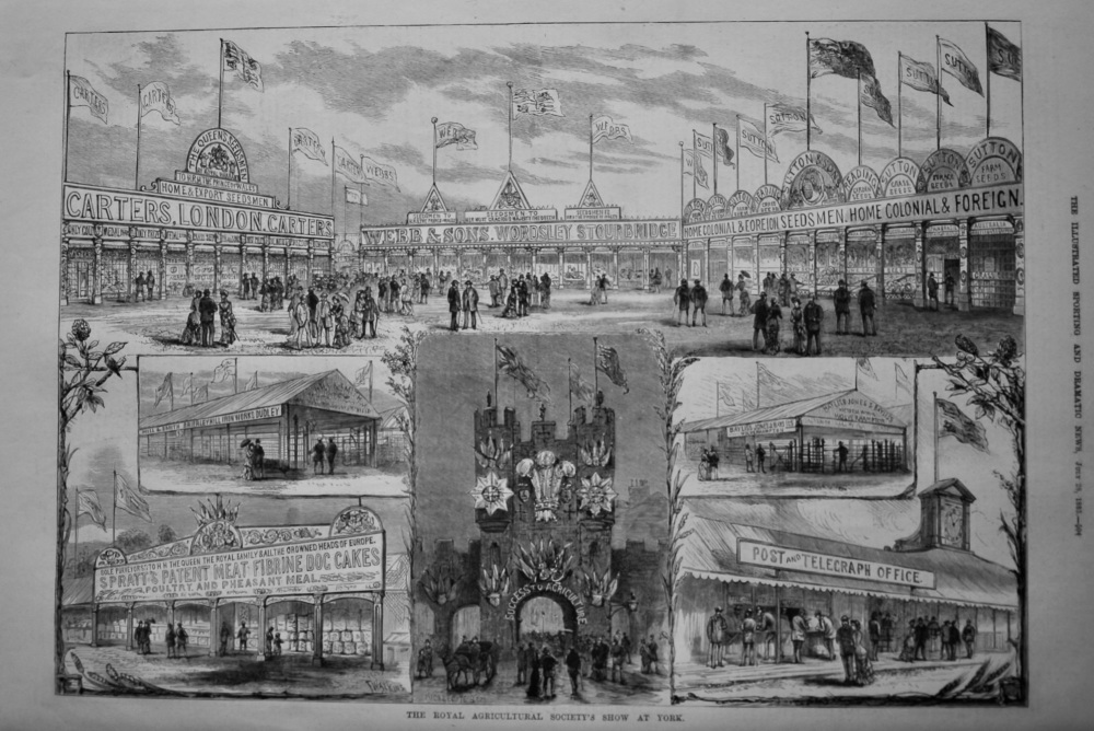 The Royal Agricultural Society's Show at York.  1883.