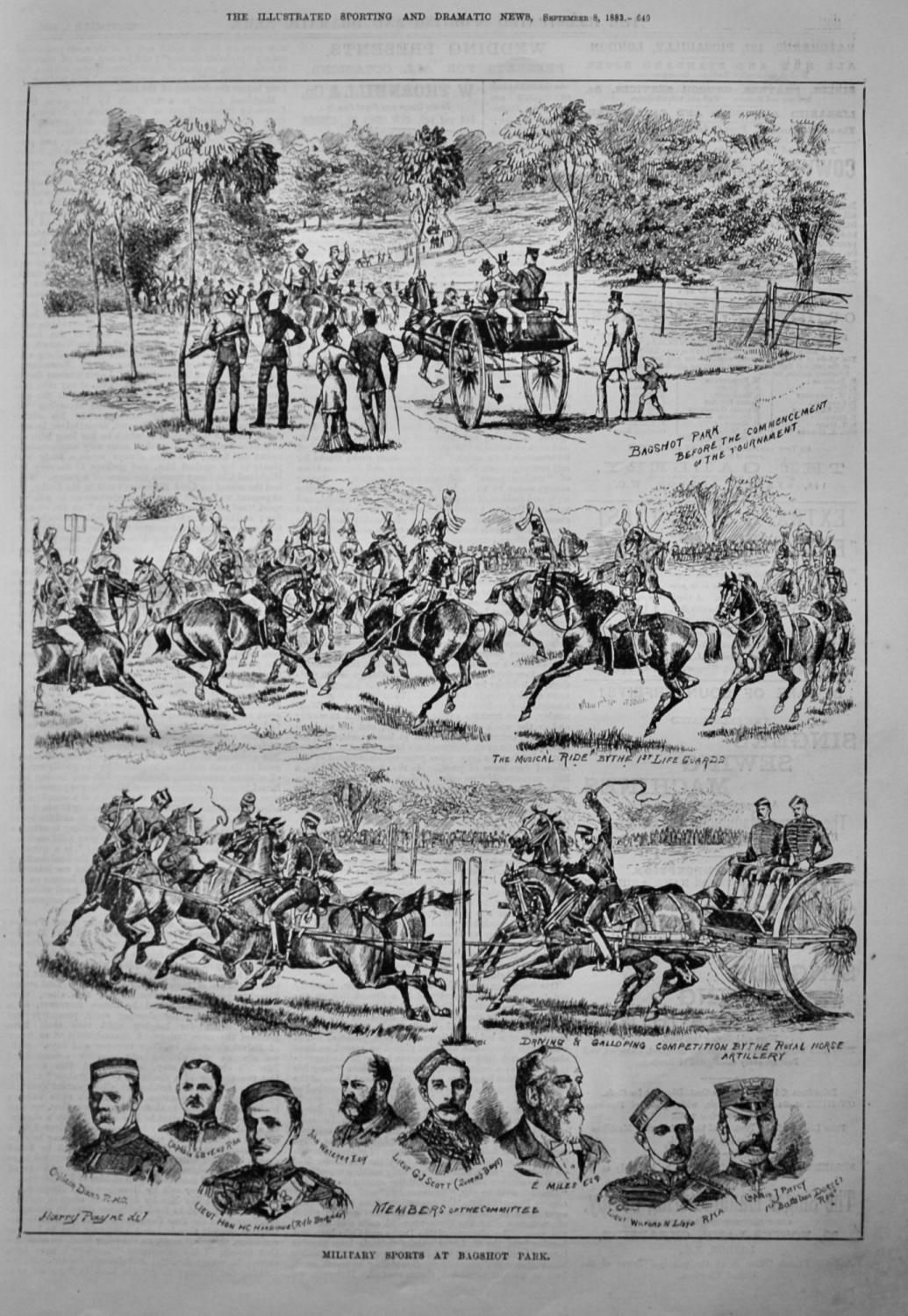 Military Sports at Bagshot Park.  1883.