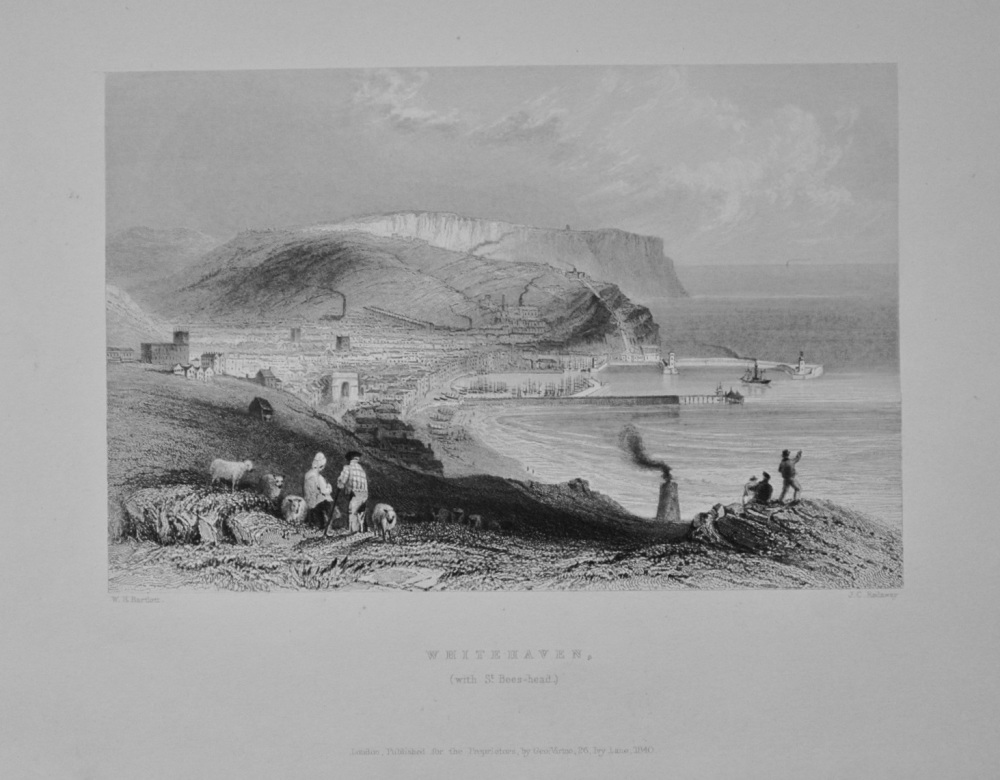 Whitehaven (With St. Bees Head). - 1842.